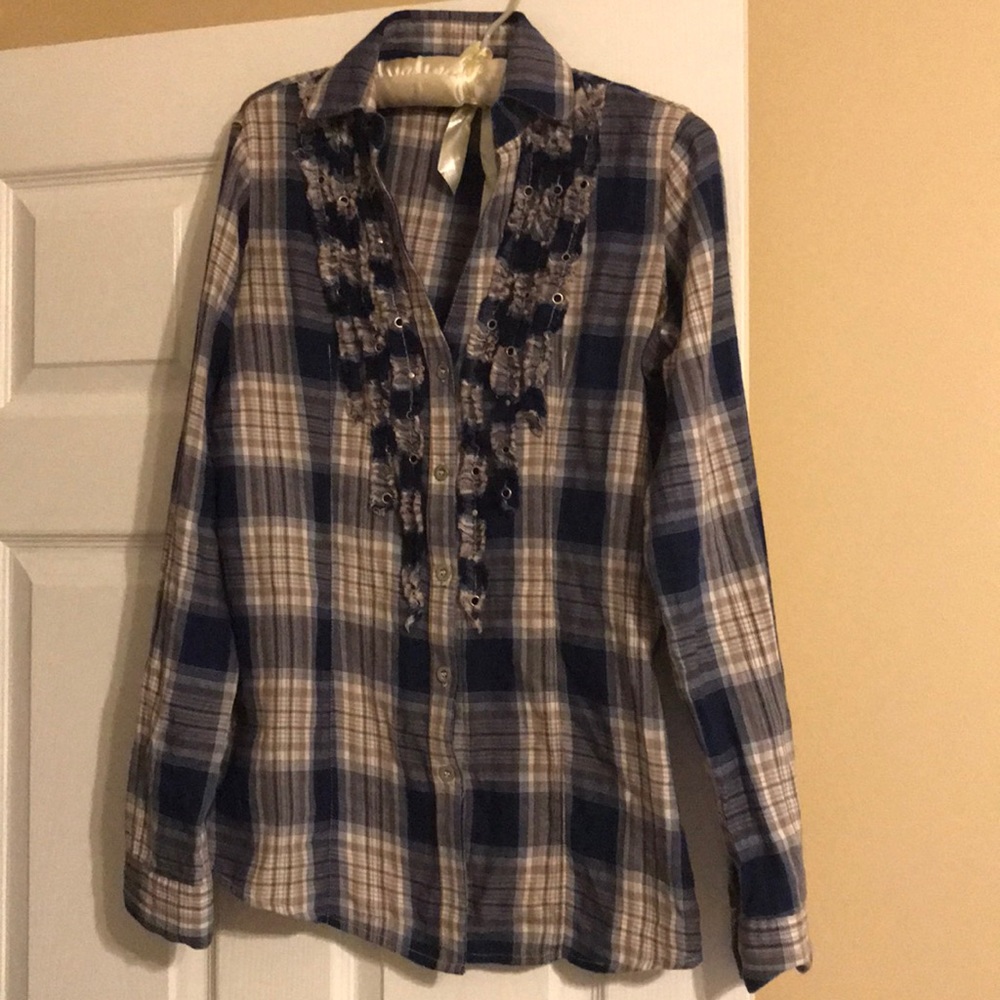 Super Special Women’s Plaid Small Vanity Shirt 💕